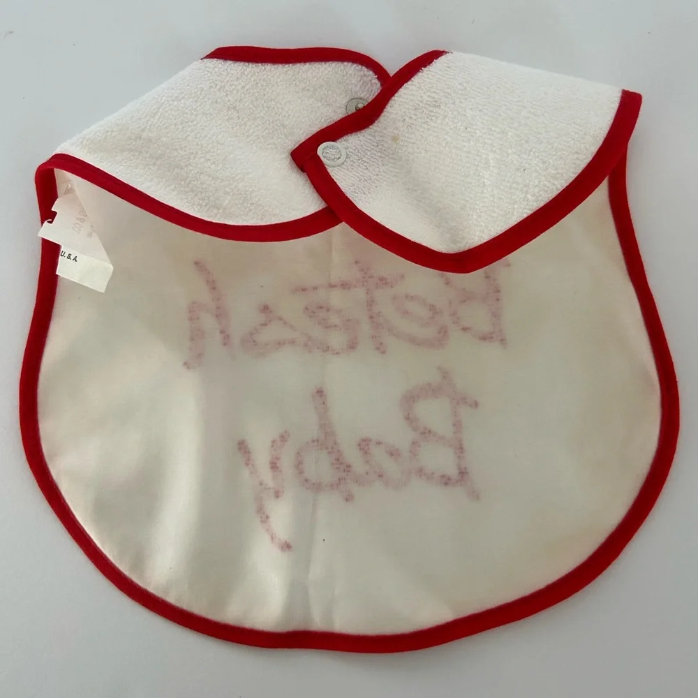 🦋 5/$25 - Dee Givens & Co. Betesh Baby Vintage Bib